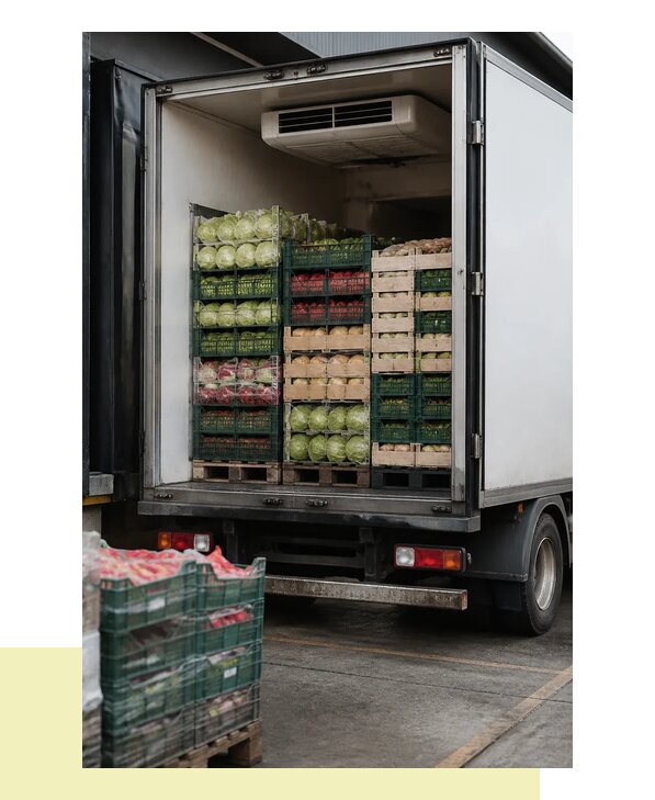 Перевозка плодоовощной продукции оптом напрямую в Омск
